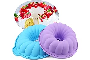 2-Pack Silicone Round Cake Pan: Your Culinary Masterpiece