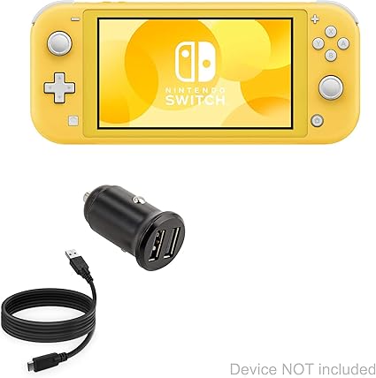 Amazon Co Jp Boxwave 任天堂スイッチライト カーチャージャー ミニマス車用充電器とダイレクトシンクケーブル 小型ミニマルコンパクトデュアルカーチャージャー 任天堂スイッチ用 スイッチライト ジェットブラック 車 バイク
