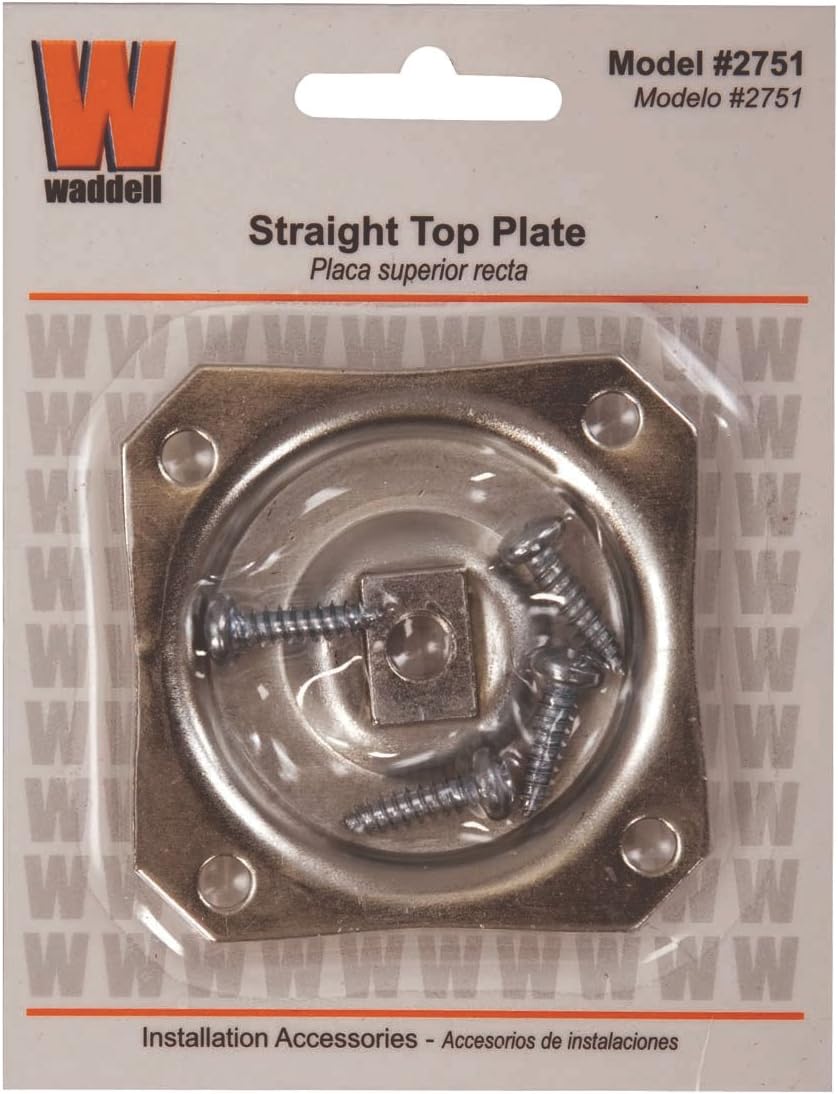 Waddell Straight Top Hardware Plate,
