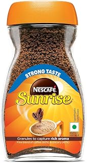 Sunrise Instant Coffee Powder by Nescafe | Rich Aroma for the perfect start to your day | Coffee Chicory-Mix | 90g Jar Price In India