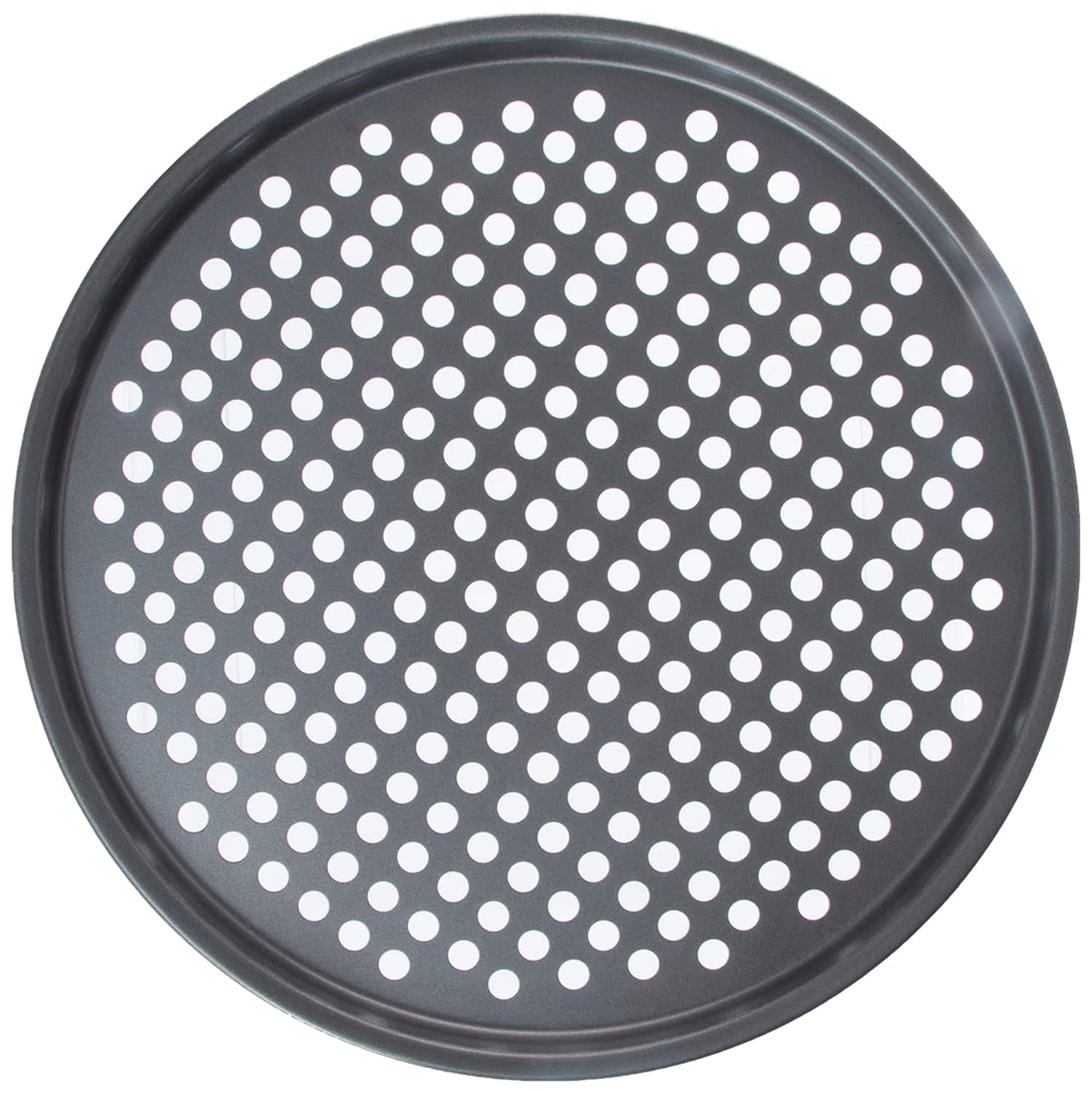 KitchenCraft Perforated Pizza Crisper Pan/Baking Tray, 33 cm (13")