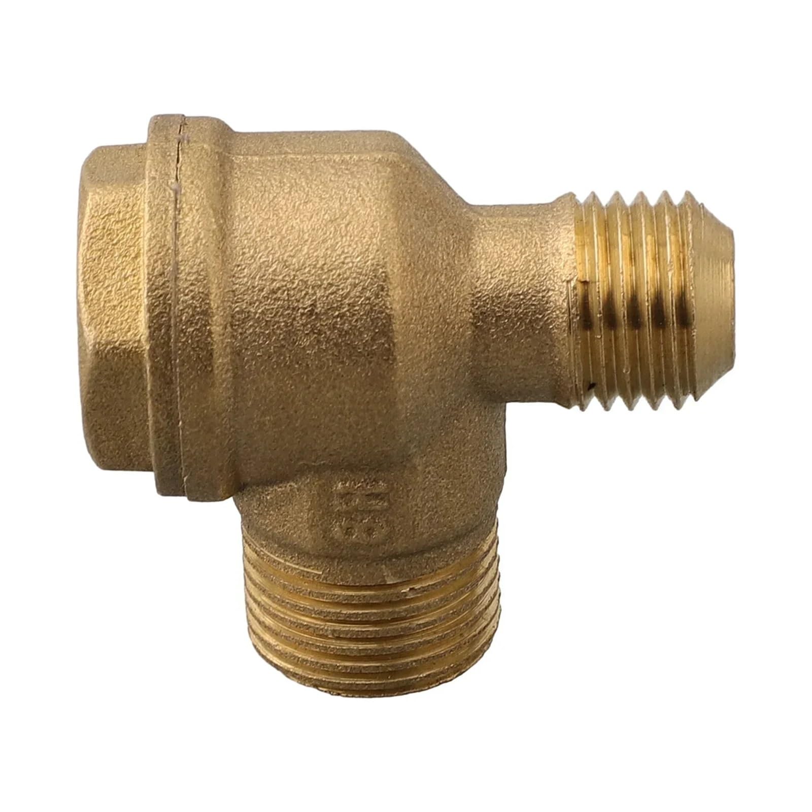 1PC Male Thread Check Valve Connector With 2-Port Brass For Air Compressor Parts Accessory 20mm/16mm/14mm(16x14mm)
