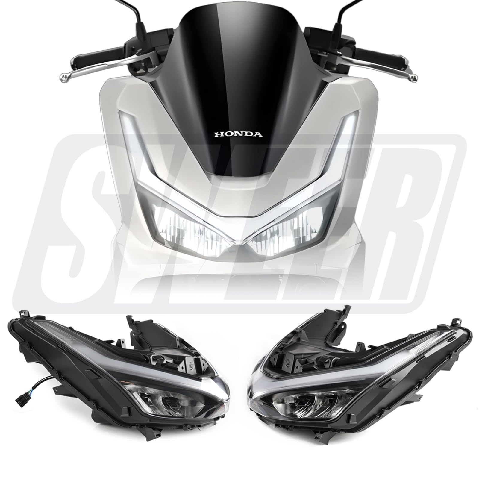 Amazon | ﻿SWEER オートバイ LED ヘッドライト ホンダ PCX シリーズ