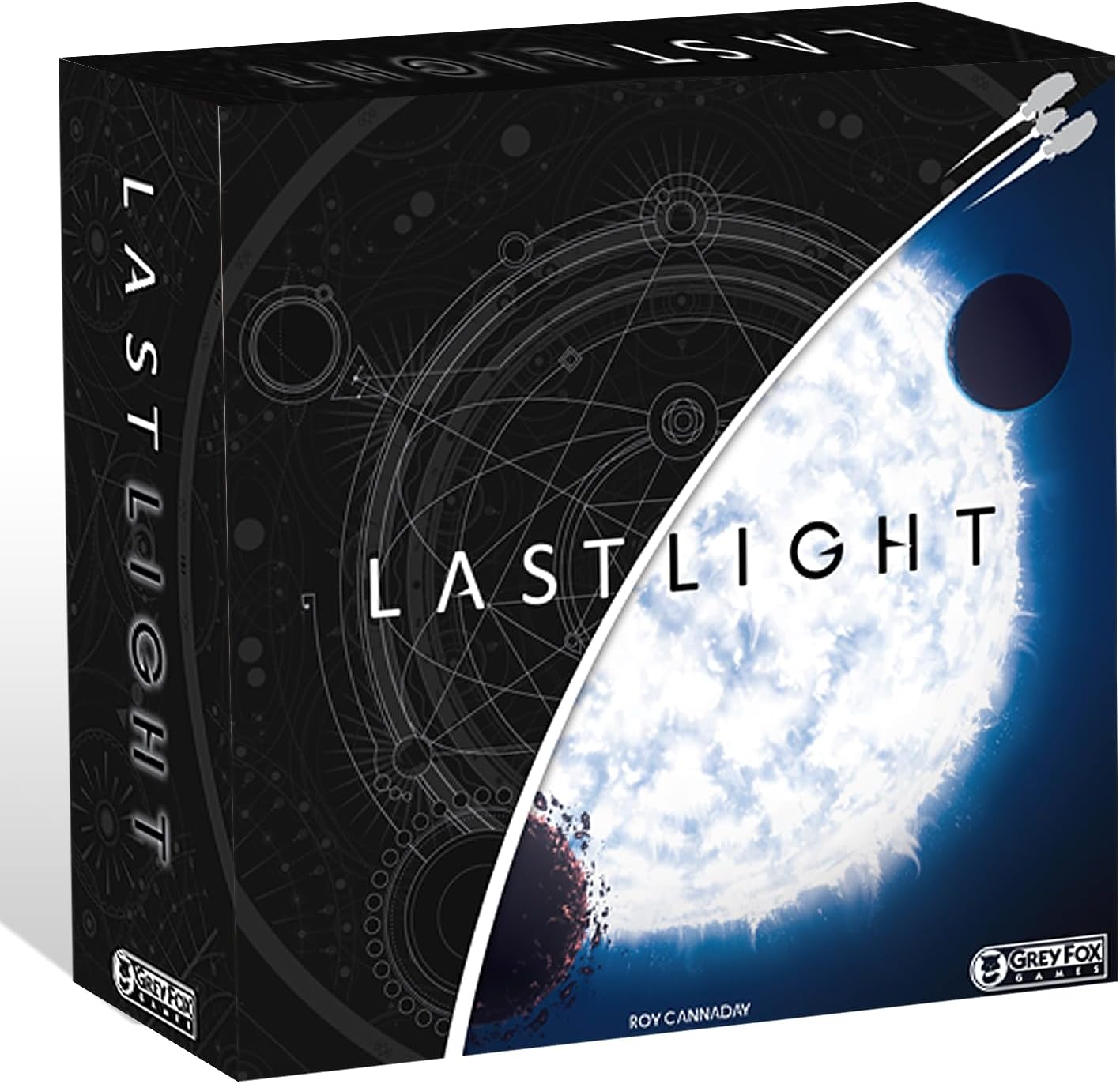 Grey Fox Games Last Light Board Game | Explore Space, Fight Your Friends, Control an Alien Race | Ages 14+ | 2-4 Players | 60 Minutes