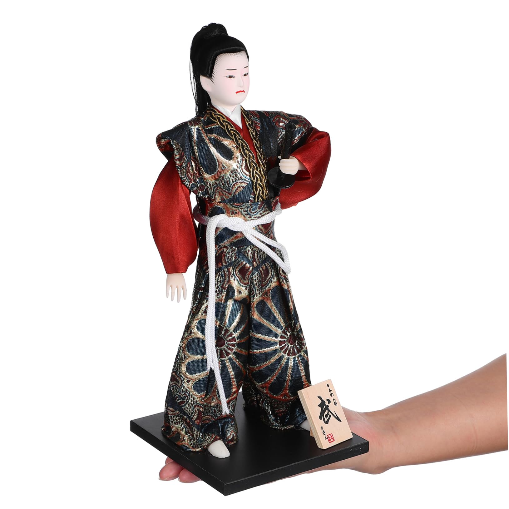 SOLUSTRE Figura Samurái Japonesa de 30cm, Estatua Tradicional Coleccionable