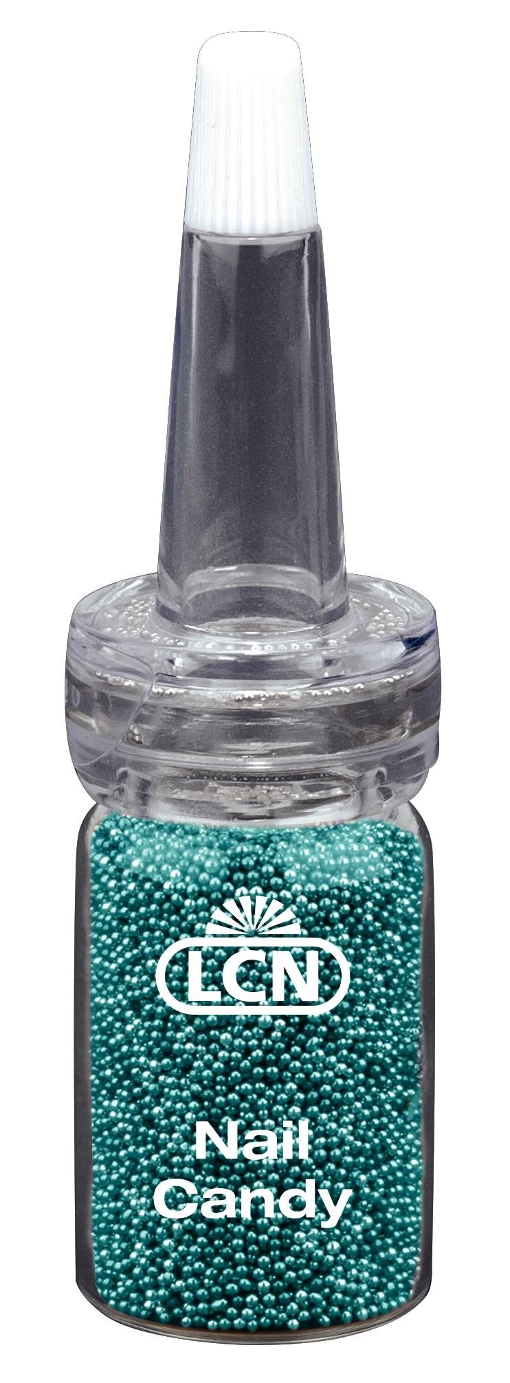 LCN Nail Candy Torquoise 9 Micro Beads For Nail Designs 5ml