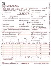 CMS-1500 Health Insurance Claim Form, 250/Box (CMS12LC250)
