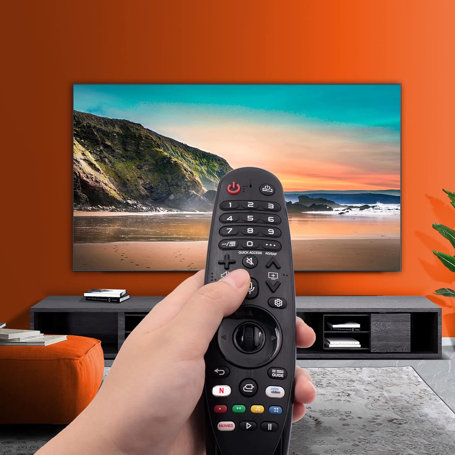 LG Electronics Magic Remote-Fernbedienung AN-MR19BA Schwarz
