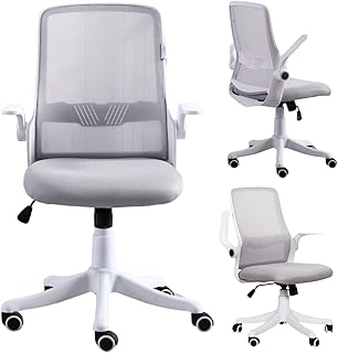 デスクチェア 白 メッシュチェア オフィ