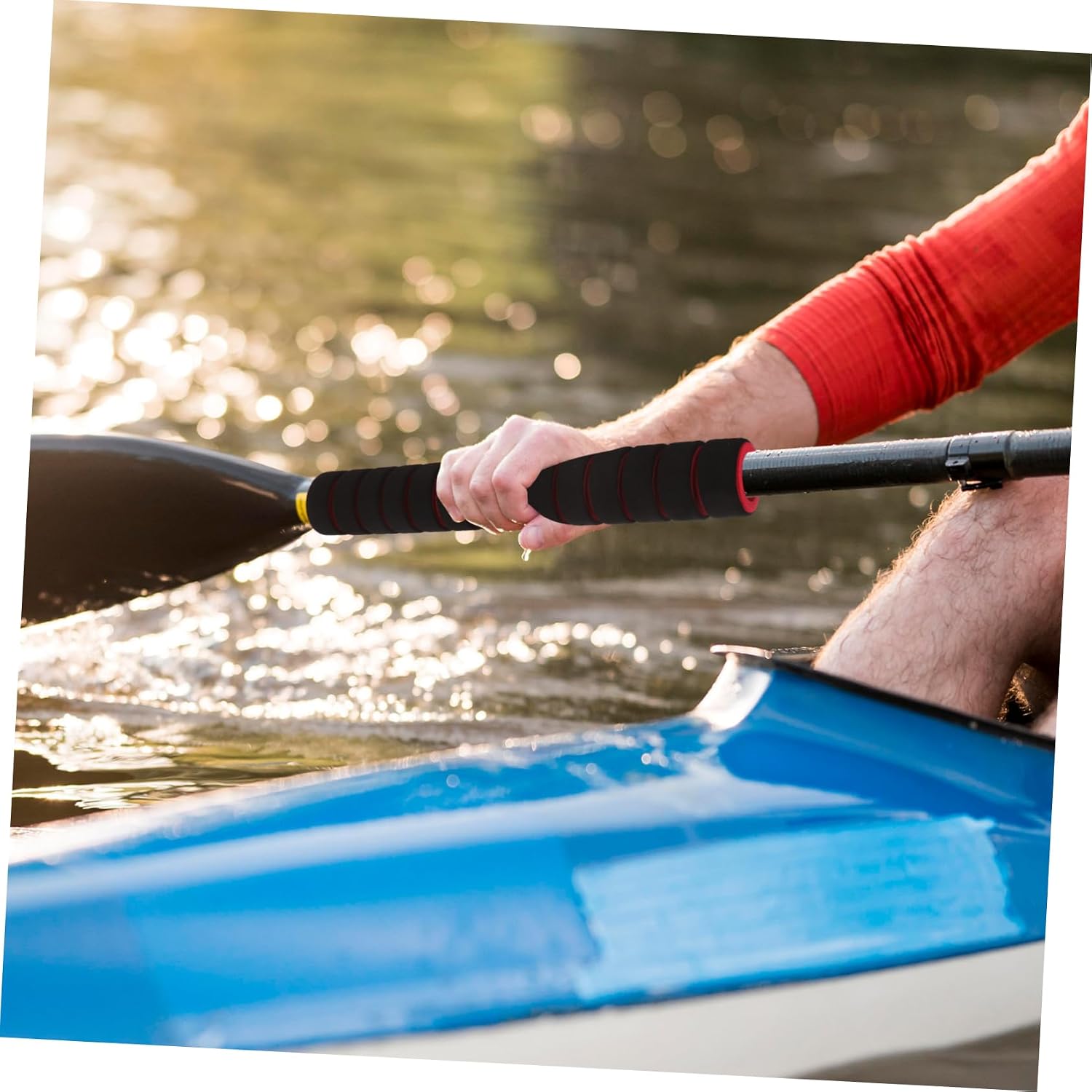Colorful Sponge Grips Non-Slip Paddle Covers Kayak Paddle Wraps Sponge Paddle Grips Paddle Protectors