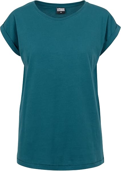 Urban Classics Damen Ladies Modal Extended Shoulder Tee - 1