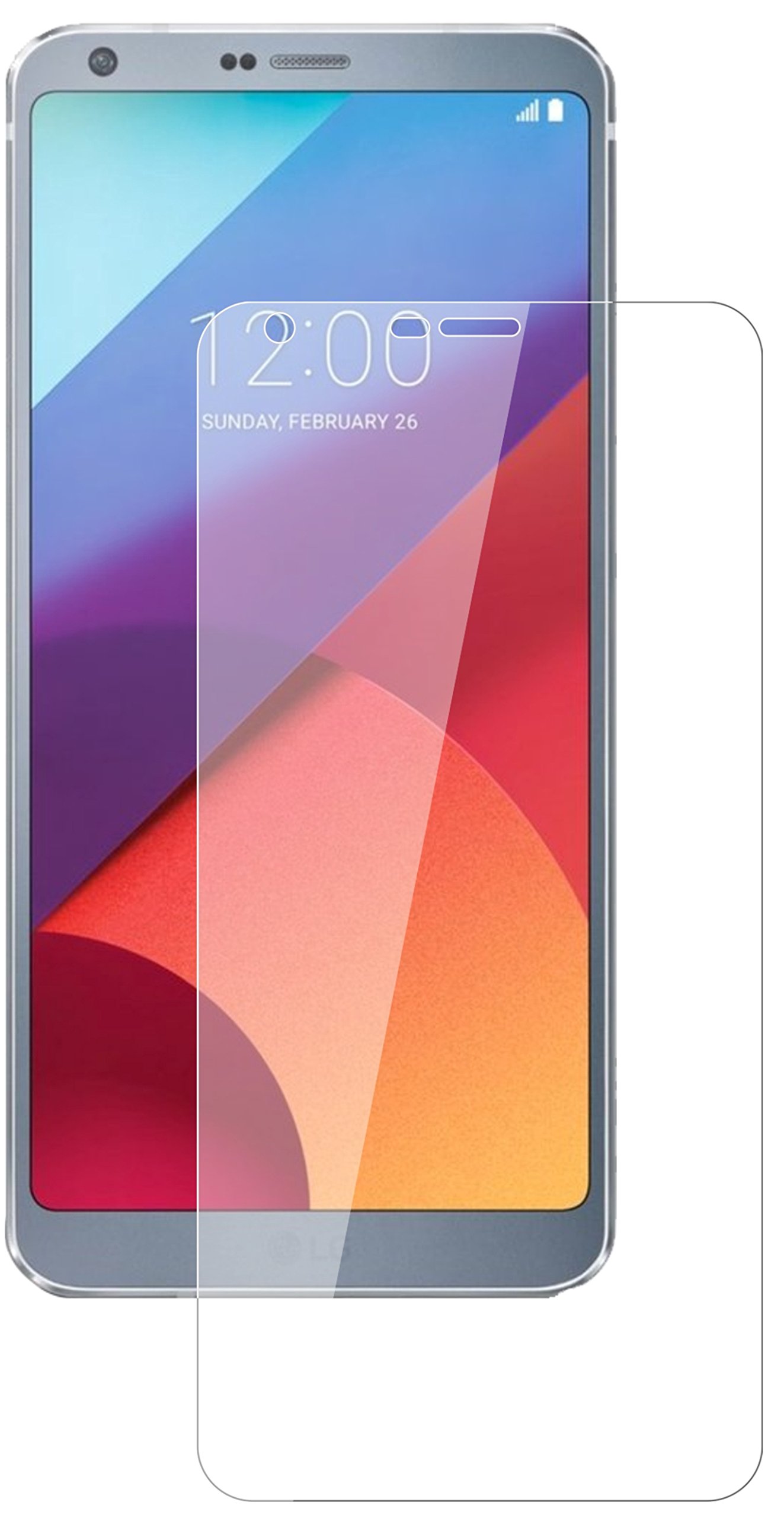 2x Pellicola per LG Q6 Protettiva Protezione Schermo Cristallo dipos