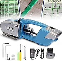 Vista 1 de Fleje eléctrico, empacadora eléctrica portátil, correa de acero de plástico Petpp Flejadora Correa de plástico automática de fusión en caliente