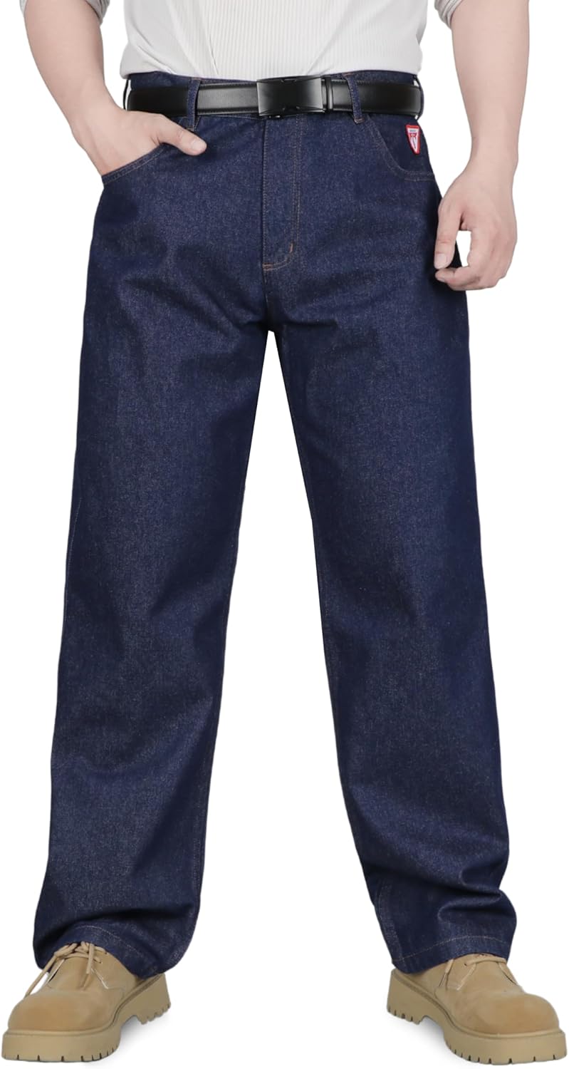 TICOMELA FR Pants for Men Flame Resistant Carpenter 100% Cotton Pre-Washed Fire Retardant Jeans - Image 5