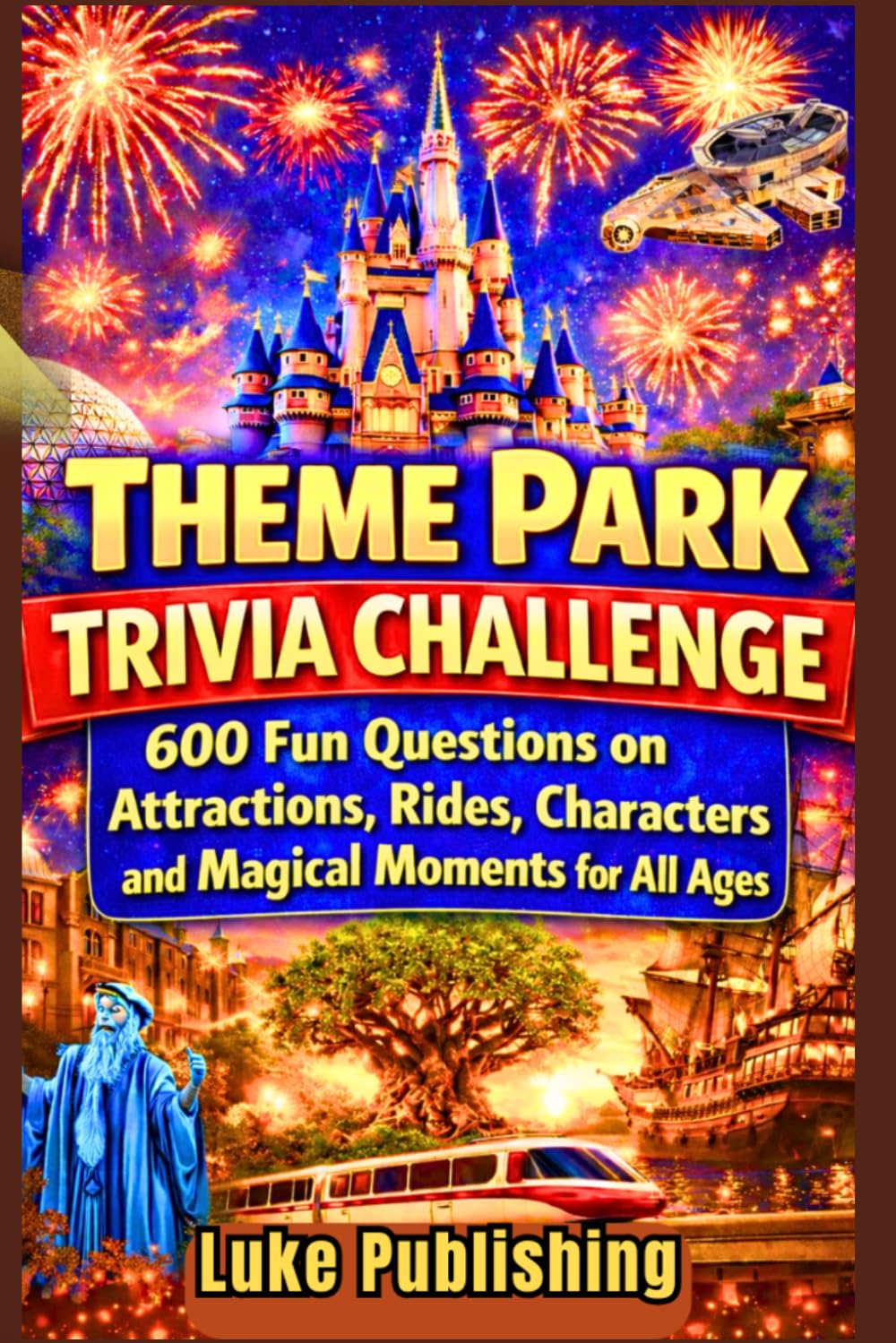 Theme Park Trivia Challenge: 600 Fun Questions on Attractions, Rides, Characters and Magical Moments for All Ages (Ultimate Trivia Challenge Series)