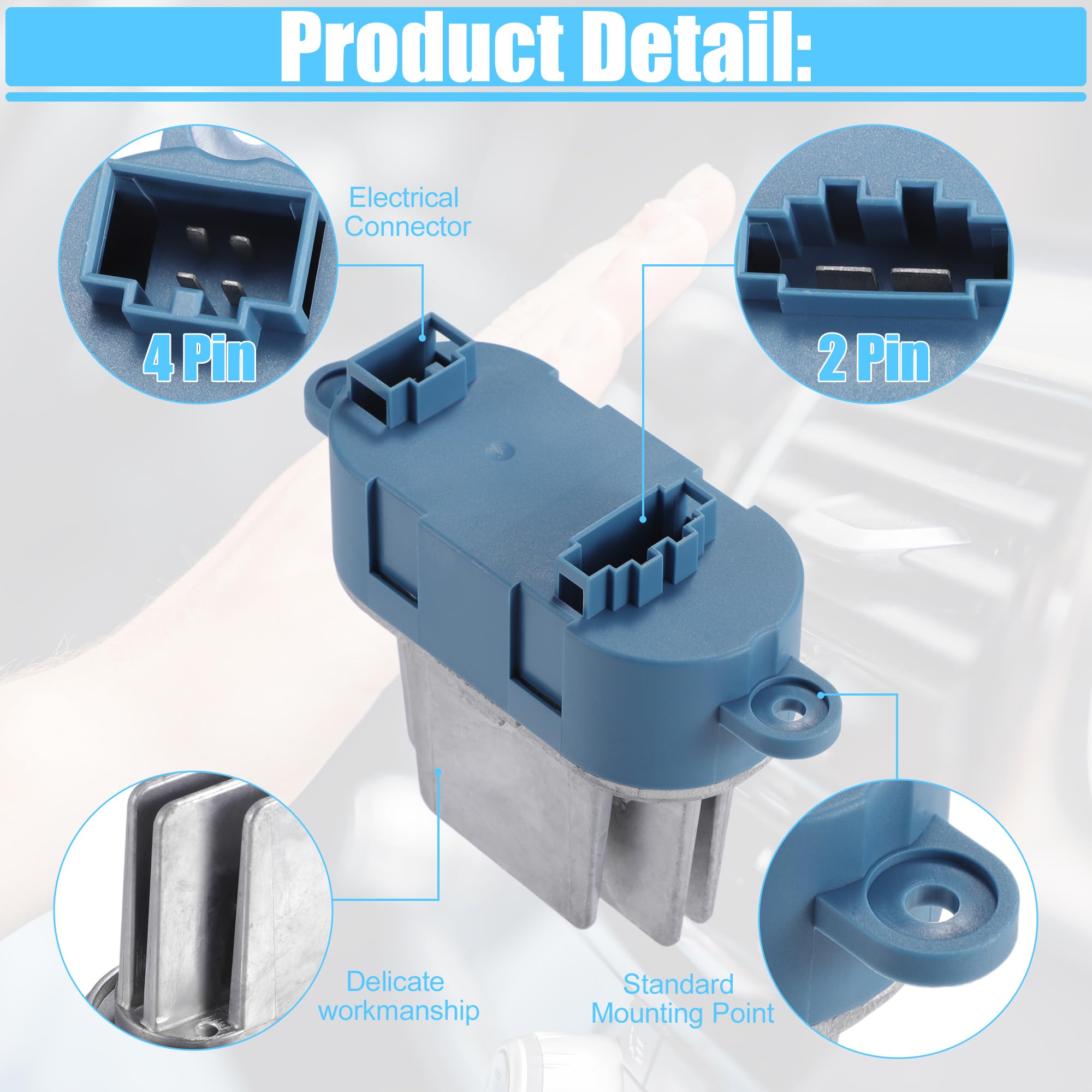 Amazon.com: ACROPIX HVAC Heater Blower Motor Resistor Temp Control 
