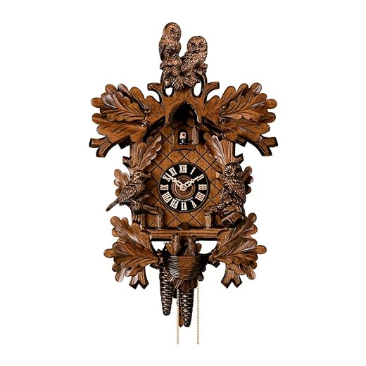 Cuckoo Clock Owls HO 179/4nu