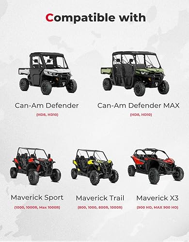 Miniatura 7 de KEMIMOTO Correa de transmisión SxS mejorada compatible con Can-Am Defender (máx.) HD8 HD10 Maverick Sport (máx.) 1000 1000R Maverick Trail 800 1000
