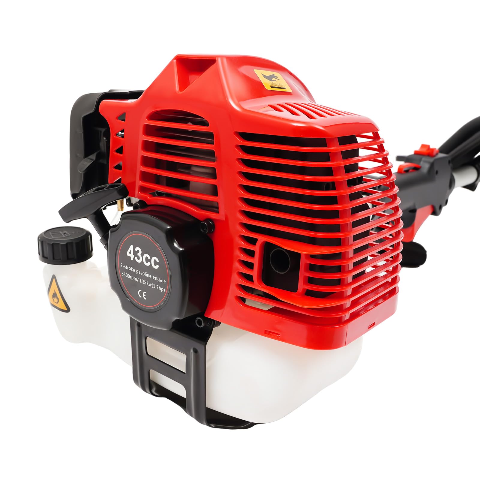 43CC 1250W Largo Sierra de podar 2,4 – 3,5 m de largo tallo motosierra 1.7HP con motor de gasolina de dos tiempos enfriado por aire de 12 pulgadas de longitud de la hoja de sierra para podar
