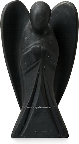 Miniatura 21 de Amazing Gemstone Ángel de Ojo de Tigre - Ángel de Cristal de Ojo de Tigre y Figurillas de Ángel Guardián de Bolsillo de Cristal (4 pulgadas)