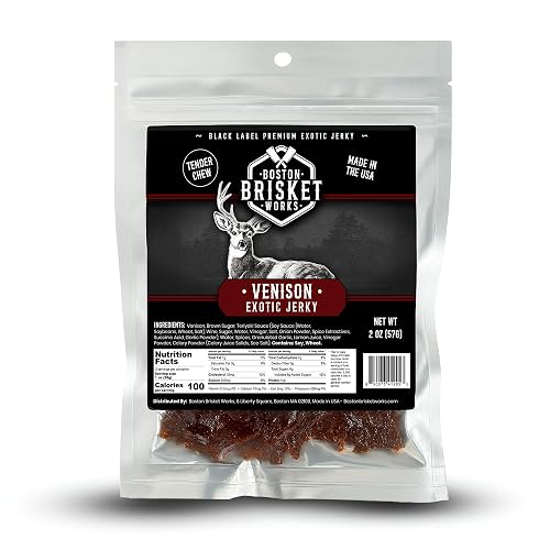 VENISON JERKY - Premium Deer Meat - Wild Game Snack
