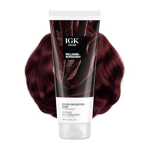 IGK - Máscara de depósito de color Williams Burgundy