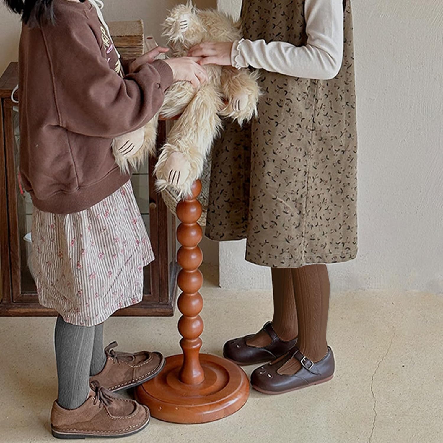 Meeshine 5 Pack Baby Girls Cable Knit Tights Toddler Thick Cotton Leggings Solid Warm Stockings Pantyhose for Kids - Image 5