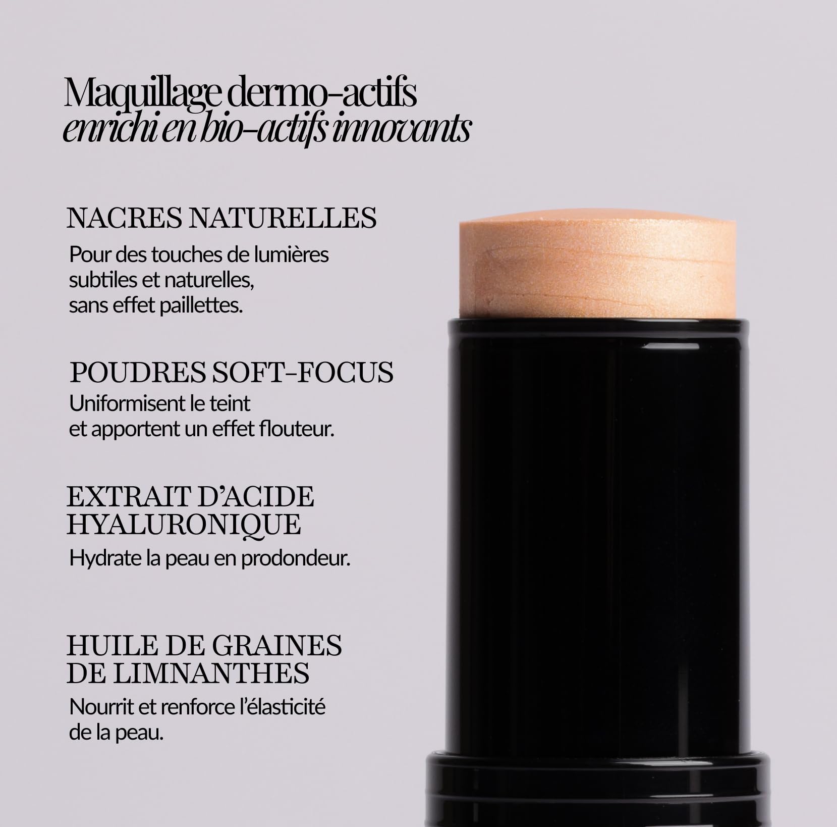Touche Baume Lumière – Highlighter Baume Naturel – Glow Subtil & Universel – Texture Crème Fondante – Vegan & Clean Beauty – Sans Eau ni Conservateurs