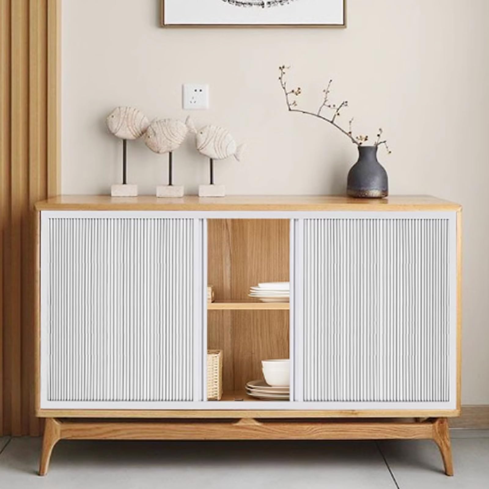 Amazon.com: Lumivex No-Drilling Closet White Accordion Doors