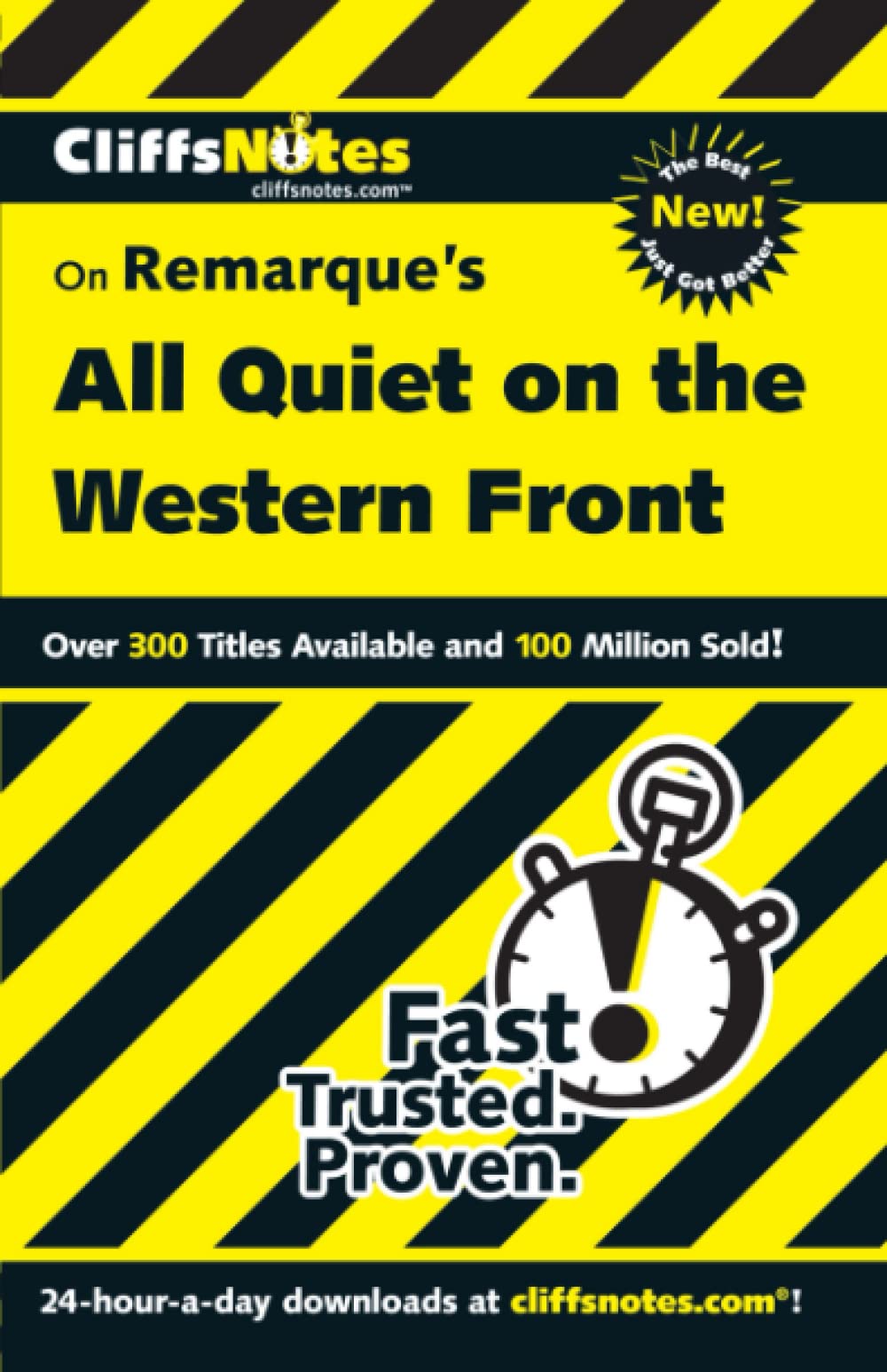 CliffsNotes On Remarque's All Quiet on the Western Front... - Van Kirk, Susan