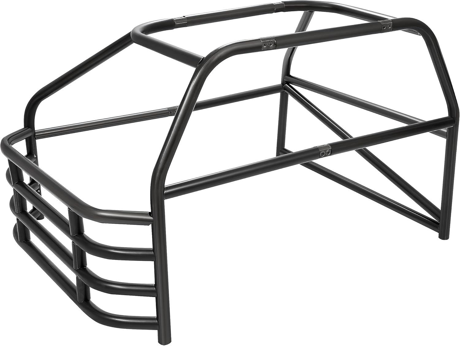 KUAFU Roll Cage Kit Universal Standard Roll Bar for Pickup Trucks Replacement for ALL22107 Steel Bare Metal Black(2 Packages Shipped)