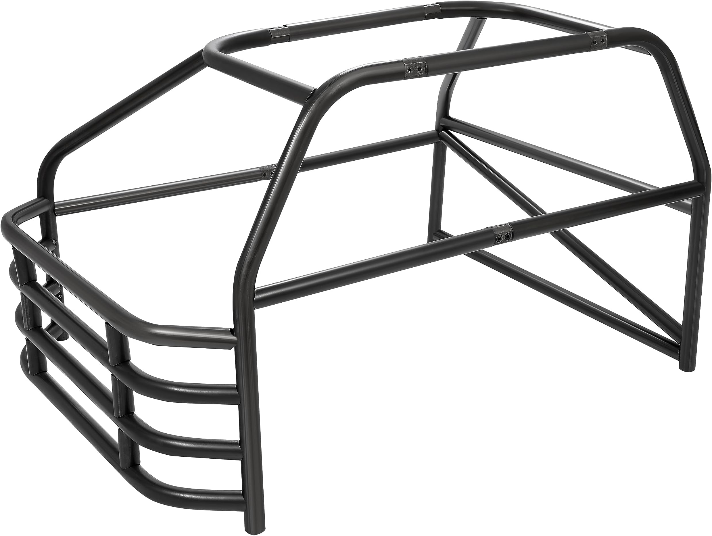 KUAFU Roll Cage Kit Universal Standard Roll Bar for Pickup Trucks Replacement for ALL22107 Steel Bare Metal Black(2 Packages Shipped)