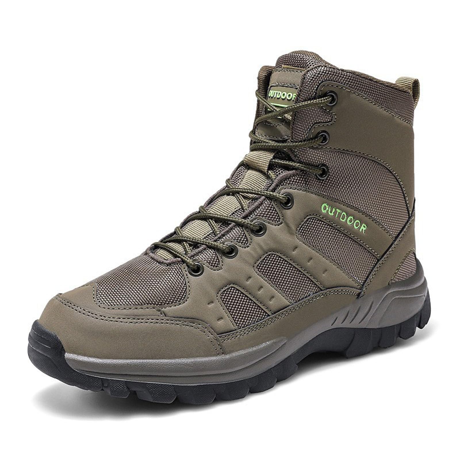 Generisch Tactical Stiefel Herren Warm, Taktischer Einsatzstiefel Herren Outdoor, Kampfstiefel Atmungsaktiv Wanderstiefel rutschfeste Militärstiefel Mit Dicke Sohle Für Männer