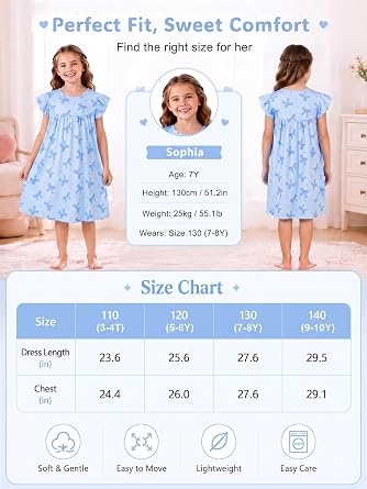 Icosy おそろいの人形と女の子のナイトガウン 服 ガールズ パジャマ 寝間着 子供と18インチの女の子人形