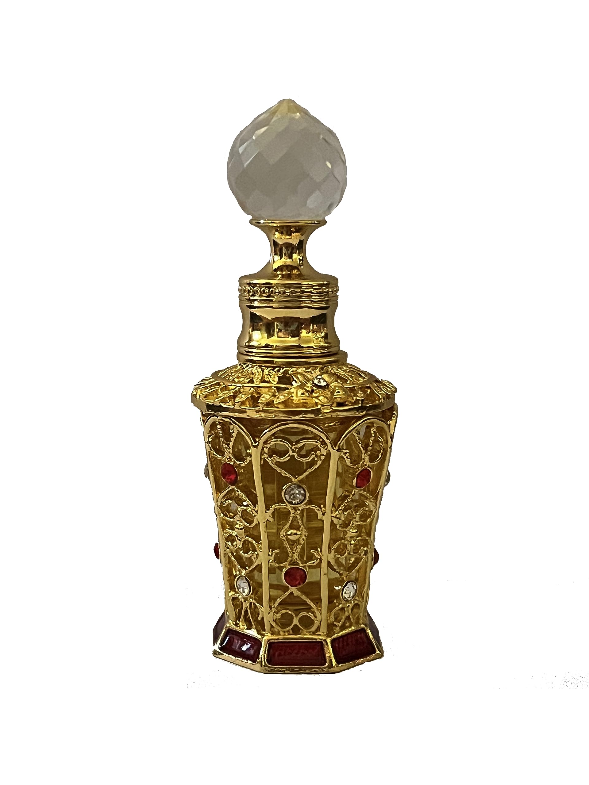 in His Presence Prayer Anointing Oil 15 ML in Gold Ornate Fancy Bottle