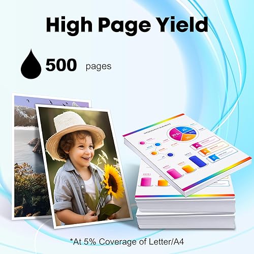 Miniatura 3 de Miss Deer LC401XLBK LC401XL - Cartucho de tinta negra de alto rendimiento compatible con Brother LC401XL LC401 XL, funciona con Brother MFC-J1010DW