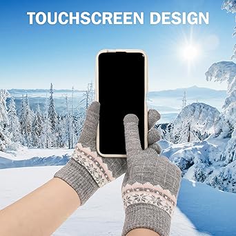 TAGVO 2 Paires De Gants Tricotés DHiver Pour Femmes, Quelques