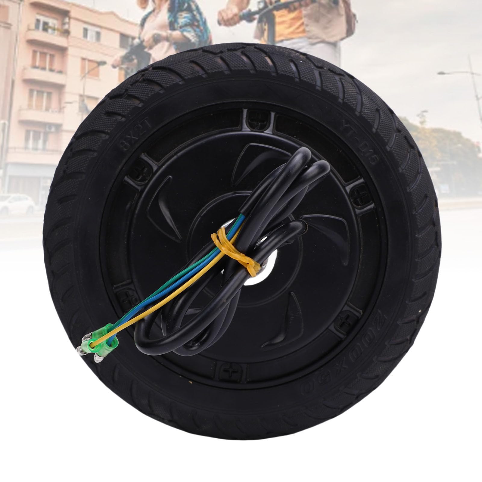 Roue de Moteur de Moyeu de Trottinette Électrique pour KUGOO M2, 36V 350W Moteur de Roue Avant de Scooter Électrique de 10 Pouces Silencieux