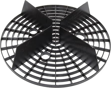 Car Wash Bucket Insert Dirt Guard Insert Fits 12 Inch Diameter Bucket or 3-5 Gallon Bucket (2, Black)