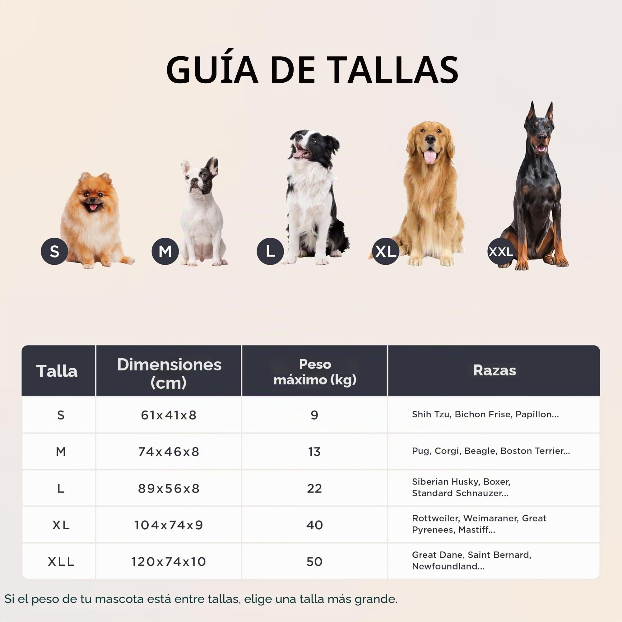 Bedsure Cama Perro Ortopédica Grande - Colchón Perro Lavable con Funda Desenfundable y Evestimiento Impermeable, Espuma Viscoelástica, Gris, 89x56cm
