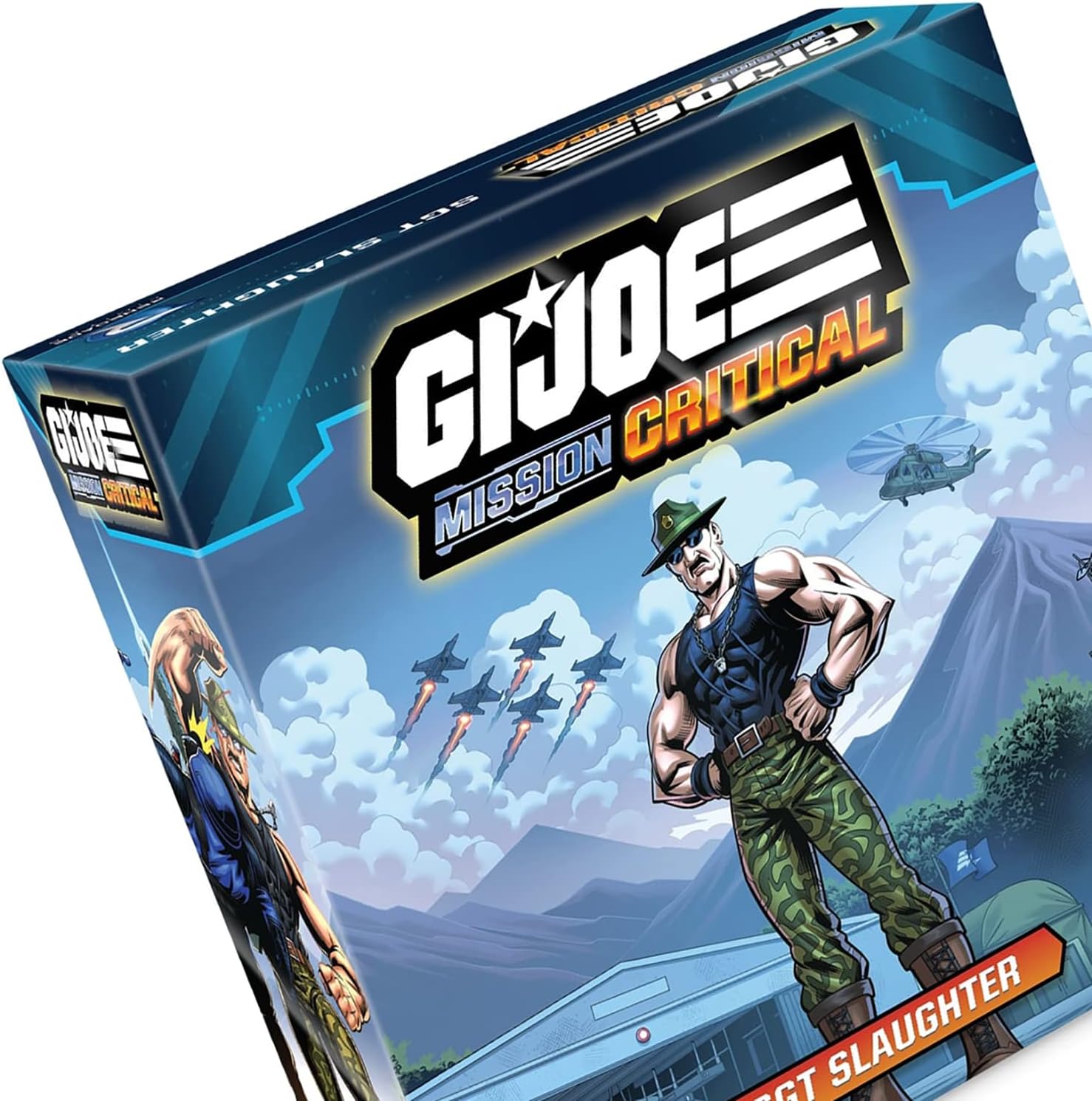 Renegade Game Studios G.I. Joe Mission Critical: SGT Slaughter Expansion Pack with Triple T Vehicle & Combat Cards for RPG Gaming