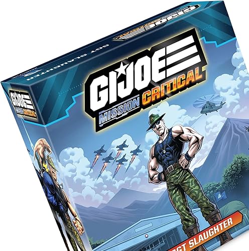 Miniatura 6 de Renegade Game Studios G.I. Joe Mission Critical SGT Slaughter Figure Pack - Paquete de expansión RPG, nueva figura y cartas, juego de rol