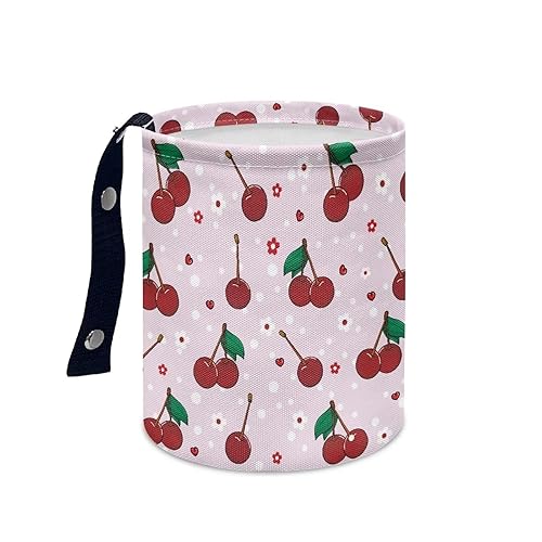 Miniatura 7 de Bote de basura de coche con estampado de leopardo naranja, reutilizable, plegable, portátil, para colgar en el interior