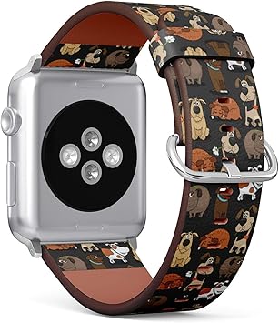 Amazon Co Jp かわいい犬柄 模様入りレザーリストバンドストラップ Apple Watchシリーズ4 3 2 1用 Iwatch 38mm 40mmバンド交換用 家電 カメラ Amazon Co Jp かわいい犬柄 模様入りレザーリストバンドストラップ Apple Watchシリーズ4 3 2 1用 Iwatch 38mm 40mmバンド交換用 家電 カメラ