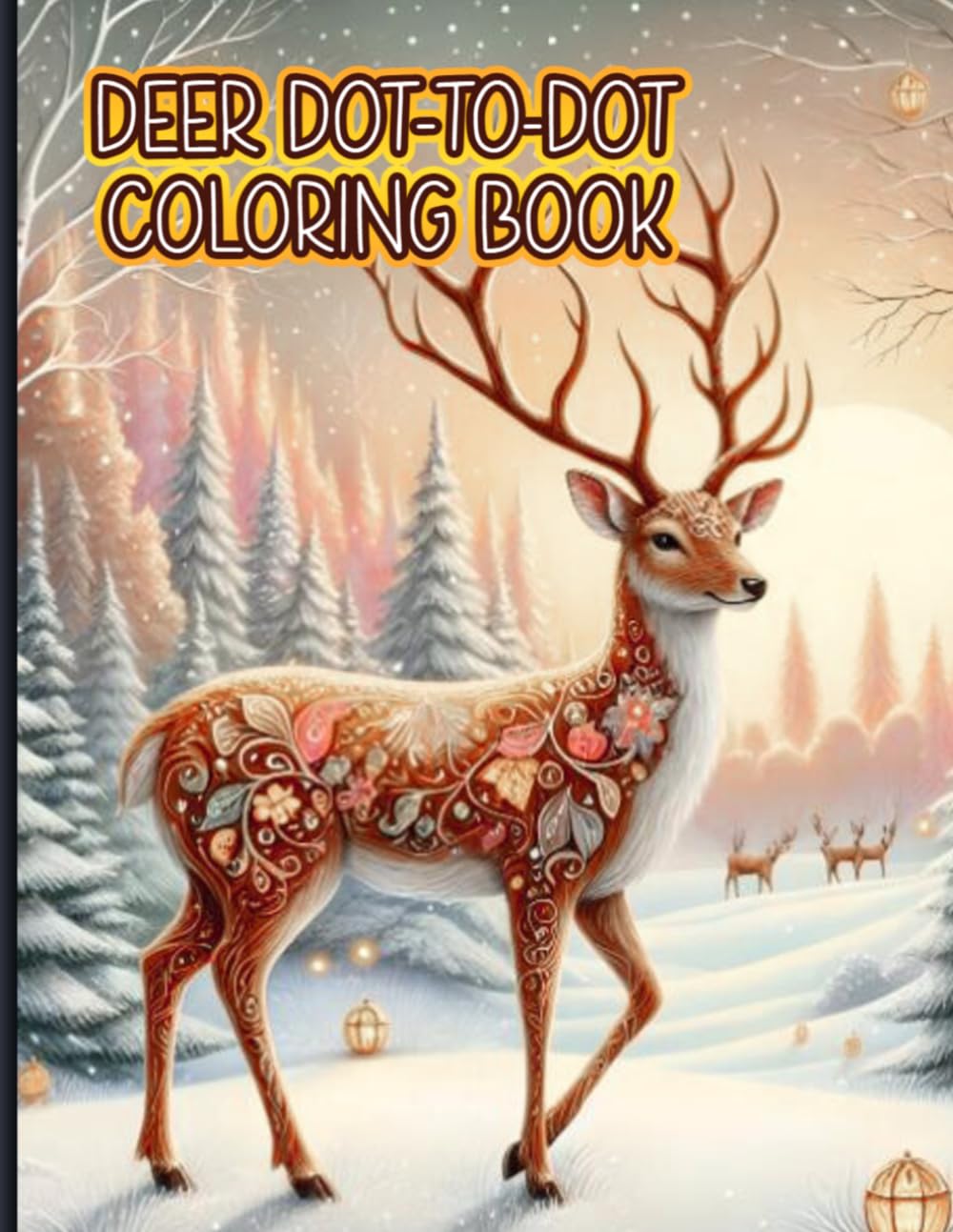Deer Dot-To-Dot Coloring Book