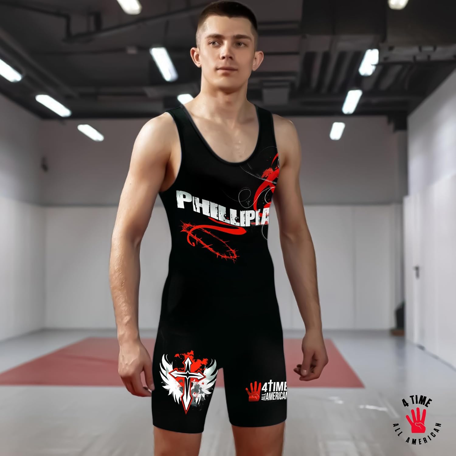 Sublimated Wrestling Singlet for Men & Youth Athletic Gym Training MMA Performance Comfort Singlet