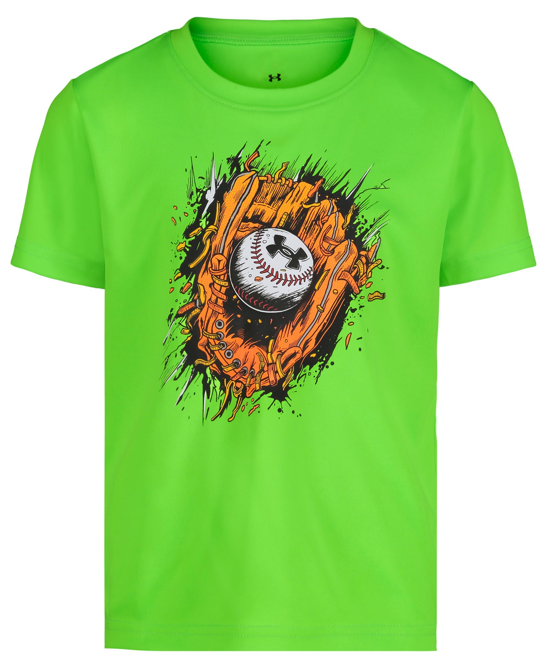 Under Armour Boys' Short Sleeve Baseball Graphic T-Shirt, Lightweight &amp; Breathable, Relaxed Fit