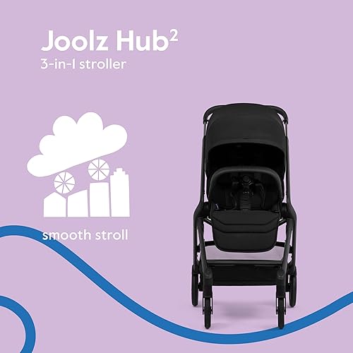 Miniatura 5 de Joolz Hub2 - Cochecito compacto  Asiento ergonómico para niños pequeños (por debajo de 20 libras), plegable con una sola mano, asiento reversible,