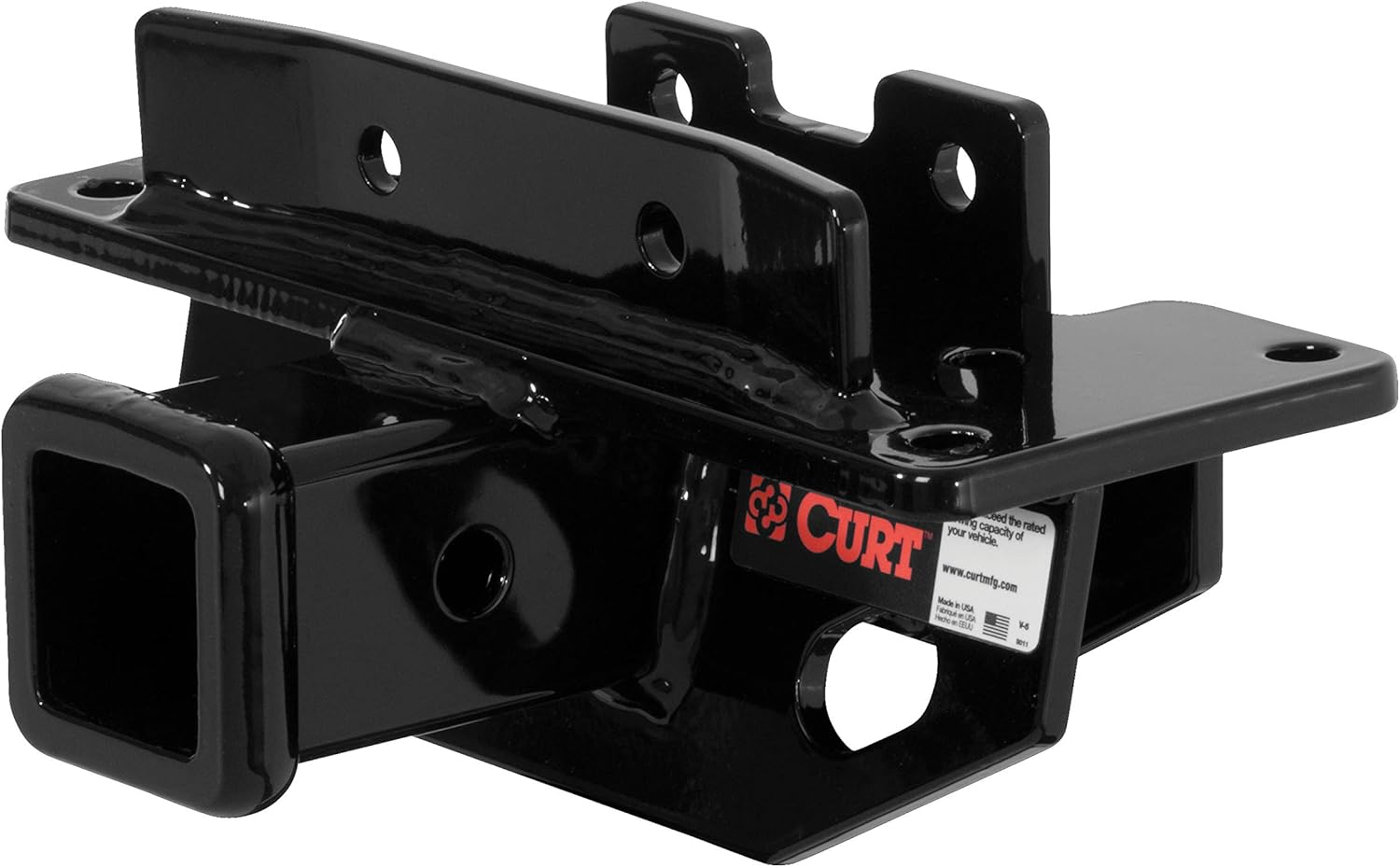 CURT 13072 Class 3 Trailer Hitch, 2-In Receiver, Concealed Main Body, Fits Select Dodge Durango, Chrysler Aspen
