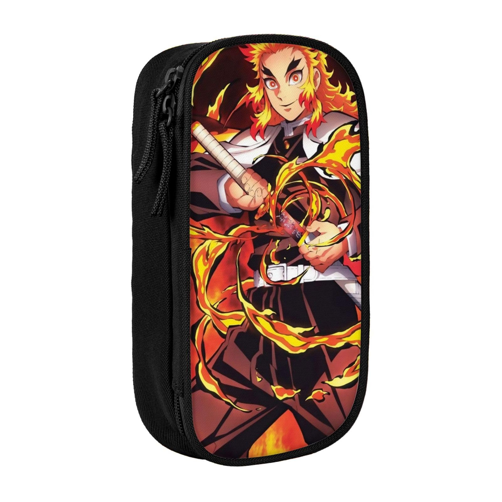 Amazon.co.jp: ペンケース 鬼滅の刃 炎柱 煉獄杏寿郎 文具ケース 鉛筆